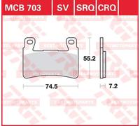 Bremsbelagsatz TRW MCB703
