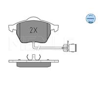 MEYLE Bremsbelagsatz, Scheibenbremse MEYLE-ORIGINAL: True to OE. 025 206 7619/W