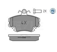 Bremsbeläge Vorderachse 025 214 6318/PD MEYLE für DACIA RENAULT PEUGEOT