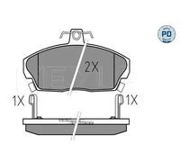 MEYLE Bremsbelagsatz, Scheibenbremse MEYLE-PD: Advanced performance and design.