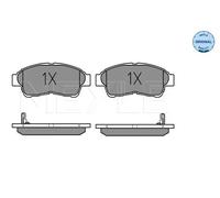 MEYLE Bremsbelagsatz, Scheibenbremse MEYLE-ORIGINAL Quality vorne rechts links für TOYOTA 025 216 0117/W