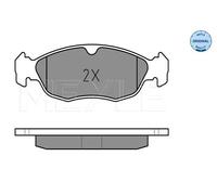 MEYLE Bremsbelagsatz, Scheibenbremse MEYLE-ORIGINAL Quality vorne rechts links für PEUGEOT CITROËN 025 218 2717