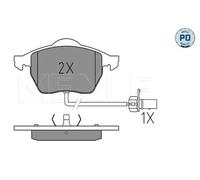 Meyle Bremsbelagsatz Scheibenbremse 025 218 4919/PD Vorderachse für Ford Seat VW