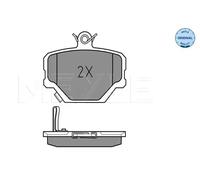 Bremsbeläge Vorderachse 025 219 9915 MEYLE für SMART ROADSTER FORTWO Coupe