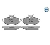 MEYLE Bremsbelagsatz, Scheibenbremse MEYLE-PD: Advanced performance and design.