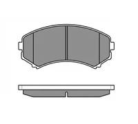 Bremsbeläge Vorderachse 025 234 8816/W MEYLE für MITSUBISHI PAJERO IV PAJERO III