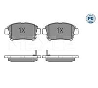 MEYLE Bremsbelagsatz, Scheibenbremse MEYLE-PD: Advanced performance and design.