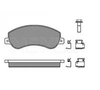 Meyle Bremsbelagsatz 025 244 8419/W – Scheibenbremse Vorderachse, passend für Ford Transit