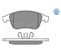 Meyle Bremsbelagsatz Scheibenbremse 025 247 1018 Vorderachse – passend für Renault Fluence, Laguna III