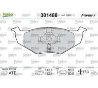 VALEO Bremsbelagsatz, Scheibenbremse ESSENTIAL 301488