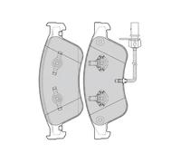 VALEO Bremsbelagsatz Essential 302071, 4er Set Vorderachse - ECE-R90 zertifiziert