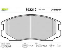 Bremsbeläge Vorderachse 302212 VALEO für DAIHATSU PROTON