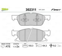 Bremsbeläge Vorderachse 302311 VALEO für FORD FORD USA
