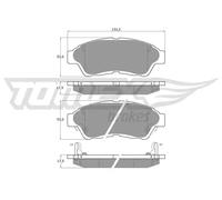 Bremsbeläge Vorderachse TX 10-96 TOMEX Brakes für TOYOTA CARINA V COROLLA CAMRY