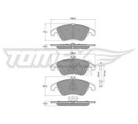 Bremsbeläge Vorderachse TX 16-31 TOMEX Brakes für MERCEDES-BENZ C-KLASSE CLS SLK