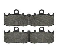 Bremsbeläge vorne und hinten, kompatibel mit Kfz-Motorradteilen Megamoto R850RT R1100S R1150GS R1150RT R1200S R1200GS R1200ST K1200S K1300S K1300GT(2 Pairs Front)