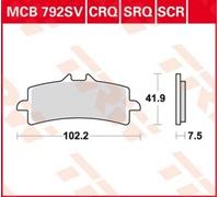 1 TRW Bremsbeläge Bremsklötze VORNE MCB792SCR