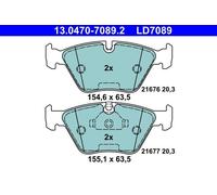 ATE 13.0470-7089.2 - Bremsbelagsatz, Scheibenbremse - ATE Ceramic