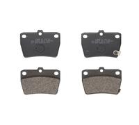 Bremsbelagsatz BRECK 23656 00 702 10, Hinten
