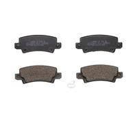 Bremsbelagsatz BRECK 23816 00 704 10, Hinten
