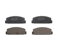 Bremsbelagsatz BRECK 24045 00 704 00, Hinten
