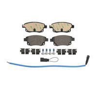 BRECK Bremsbelagsatz 24486 00 702 10 – hinten, Scheibenbremse für Ford Transit