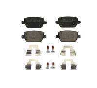 Bremsbelagsatz BRECK 24537 00 702 00, Hinten