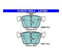Bremsbelagsatz Bremsscheibe ATE für VW GOLF VII (5G1/ BQ1/ BE1/ BE2)