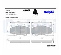 Bremsbelagsatz DELPHI LP2242, Vorne
