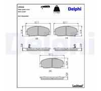 Bremsbelagsatz DELPHI LP944, Vorne