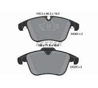 Bremsbelagsatz, disc brake TEXTAR 2408401 (1Set-1Stück)