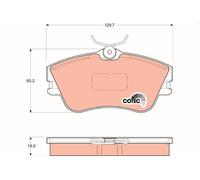 Bremsbelagsatz, disc brake TRW GDB1092
