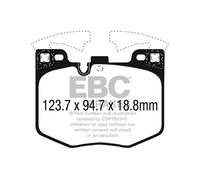 Bremsbelagsatz EBC BRAKES Yellow Stuff DP42302R, Vorne