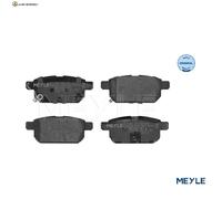 BREMSBELAGSATZ SCHEIBENBREMSE 025 252 5814/W FÜR SUZUKI GRAND/NOMADE VITARA 1.0L