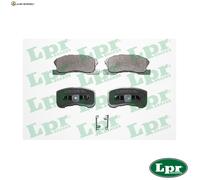 BREMSBELAGSATZ SCHEIBENBREMSE 05P1042 FÜR PERODUA DAIHATSU EJ-DE 1.0L 3cyl 1.0L