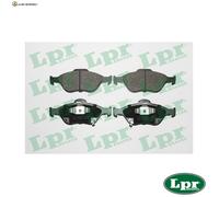 BREMSBELAGSATZ SCHEIBENBREMSE 05P1283 FÜR TOYOTA 1KR-FE 1.0L 3cyl YARIS 1.3L