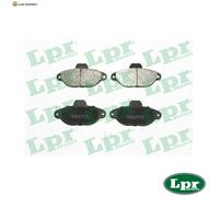 BREMSBELAGSATZ SCHEIBENBREMSE 05P483 FÜR FIAT 170A.000/046 0.7L 2cyl CINQUECENTO