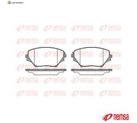 BREMSBELAGSATZ SCHEIBENBREMSE 0813.00 FÜR TOYOTA RAV/4/II 1CD-FTV 2.0L 4cyl