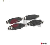 BREMSBELAGSATZ SCHEIBENBREMSE 10H2051-JPN FÜR TOYOTA 2SZ-FE 1.3L 1ND-TV 1.4L