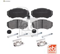BREMSBELAGSATZ SCHEIBENBREMSE 116049 FÜR FIAT DUCATO/Bus/Van/Platform/Chassis