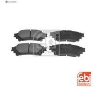 BREMSBELAGSATZ SCHEIBENBREMSE 116359 FÜR TOYOTA PRIUS/PLUS/GRAND/+/VAN SIENNA