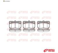 BREMSBELAGSATZ SCHEIBENBREMSE 1181.02 FÜR LEXUS IS/II TOYOTA 2.2L 4cyl IS II GS