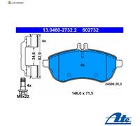 BREMSBELAGSATZ SCHEIBENBREMSE 13.0460-2732.2 FÜR MERCEDES-BENZ C-CLASS SLK 2.1L
