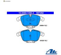 BREMSBELAGSATZ SCHEIBENBREMSE 13.0460-7292.2 FÜR JAGUAR 224DT 2.2L 204PT 2.0L