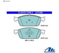 BREMSBELAGSATZ SCHEIBENBREMSE 13.0470-7299.2 FÜR FORD TOURNEO/CONNECT/GRAND 1.5L