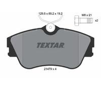 TEXTAR Bremsbelagsatz, Scheibenbremse 2147902 für Audi SEAT
