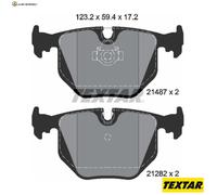 BREMSBELAGSATZ SCHEIBENBREMSE 2148701 FÜR BMW X5/E53 Z4/E86/Roadster/E85 Z8 4.8L