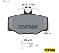 BREMSBELAGSATZ SCHEIBENBREMSE 2154501 FÜR NISSAN PRIMERA/Hatchback/Traveller