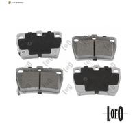 BREMSBELAGSATZ SCHEIBENBREMSE 231-02-068 FÜR TOYOTA RAV/4/II 1ZZ-FE 1.8L 4cyl