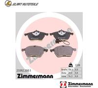 BREMSBELAGSATZ SCHEIBENBREMSE 23392.200.1 FÜR VW NEW/BEETLE/Convertible POLO A3